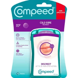 Compeed Hydrocolloid Cold Sore Patch - 15 Pack