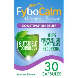 FyboCalm Constipation Relief Naturally Derived - 30 Capsules