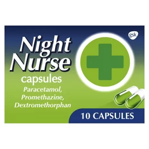 Night Nurse Cold and Flu Relief - 10 Capsules