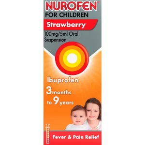 Nurofen for Children 3mths - 9yrs Ibuprofen - Strawberry 100ml